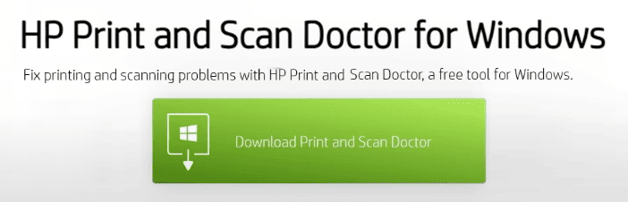 Use HP Print and Scan Doctor