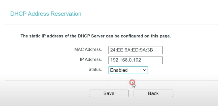 Use a Static IP for the Printer (Advanced Users) Use a Static IP for the Printer (Advanced Users)